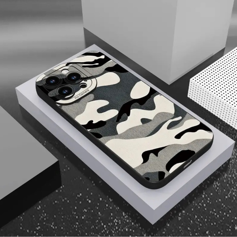 New iPhone 16 Plus protective case cool trendy design camo soft touch bro guy 🔥